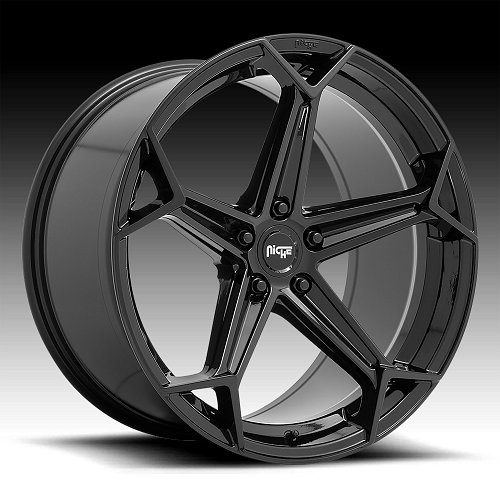 Niche Arrow M258 Gloss Black Custom Wheels 1